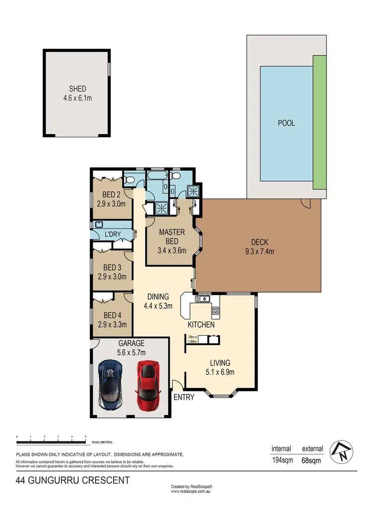 Floorplan of Homely house listing, 44 Gungurru Crescent, Kuraby QLD 4112