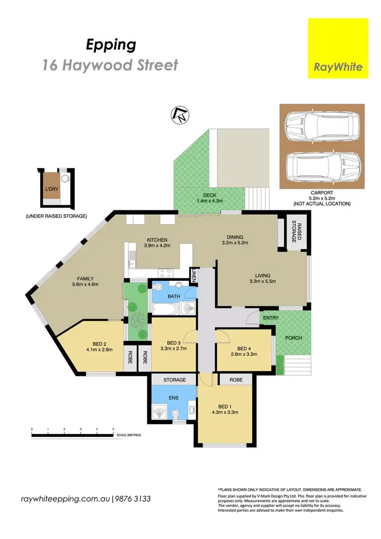 Floorplan of Homely house listing, 16 Haywood Street, Epping NSW 2121
