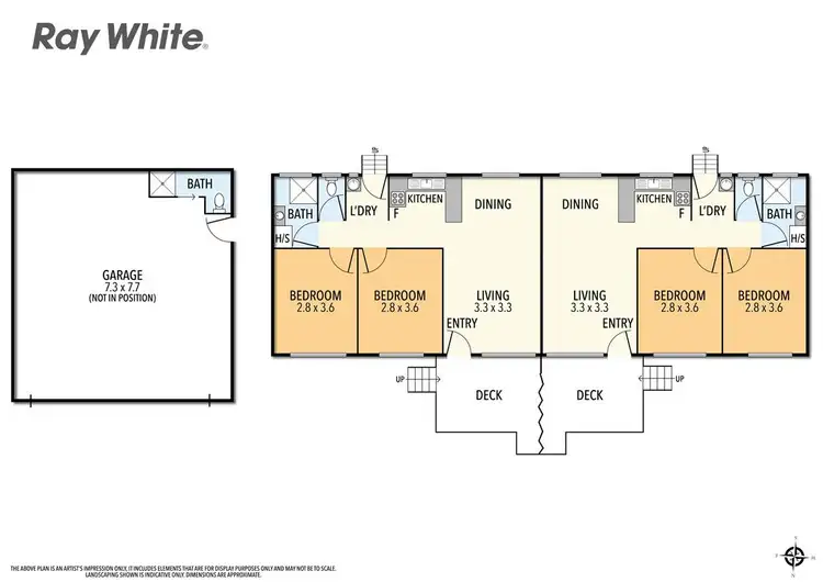 Floorplan of Homely house listing, 2/27 Anderson Road, Cowes VIC 3922
