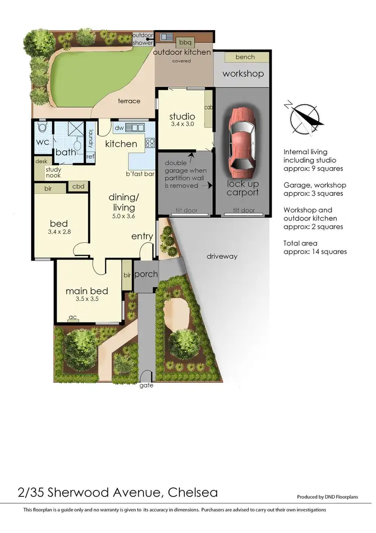 Floorplan of Homely unit listing, 2/35 Sherwood Avenue, Chelsea VIC 3196