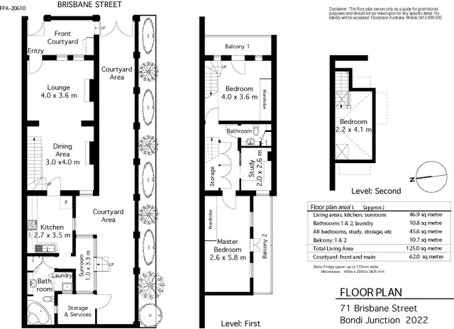 Floorplan of Homely house listing, 71 Brisbane Street, Bondi Junction NSW 2022