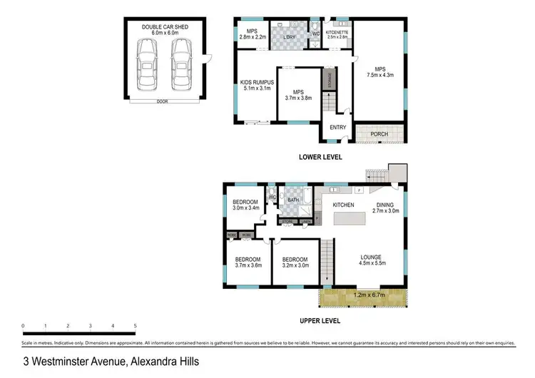 Floorplan of Homely house listing, 13 Westminster Avenue, Alexandra Hills QLD 4161