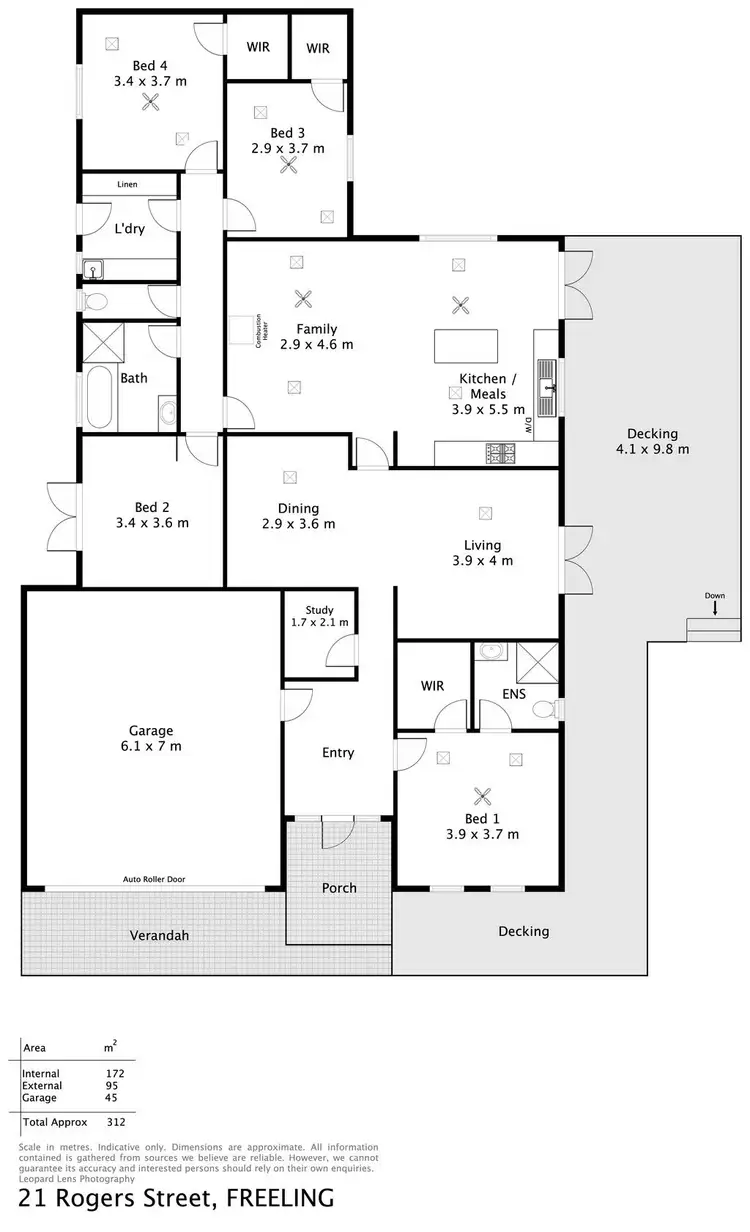 Floorplan of Homely house listing, 21 Rogers Street, Freeling SA 5372