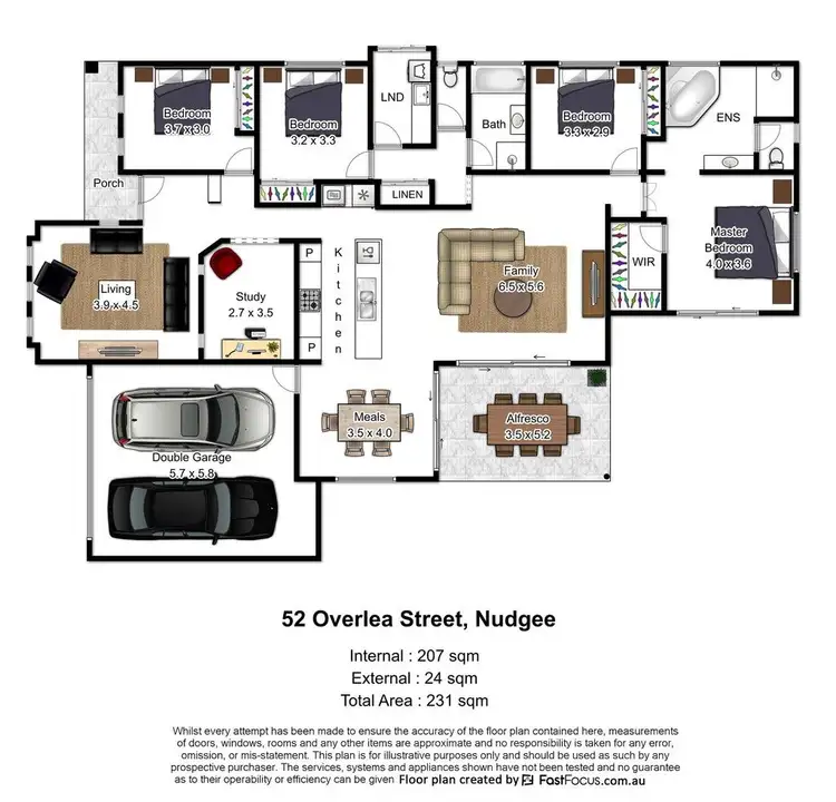 Floorplan of Homely house listing, 52 Overlea Street, Nudgee QLD 4014