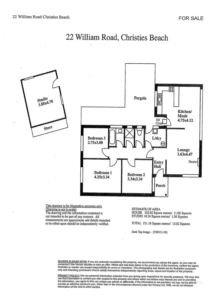 Floorplan of Homely house listing, 22 William Road, Christies Beach SA 5165