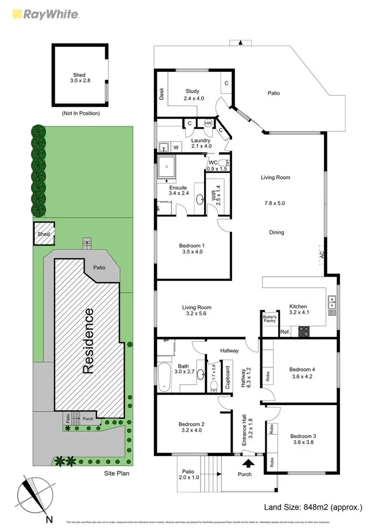 Floorplan of Homely house listing, 4 Kenilworth Avenue, Frankston VIC 3199