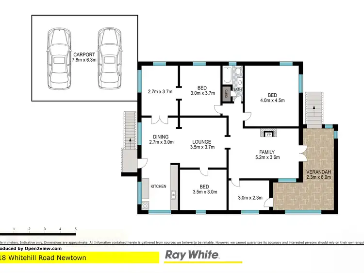 Floorplan of Homely house listing, 18 Whitehill Road, Newtown QLD 4305