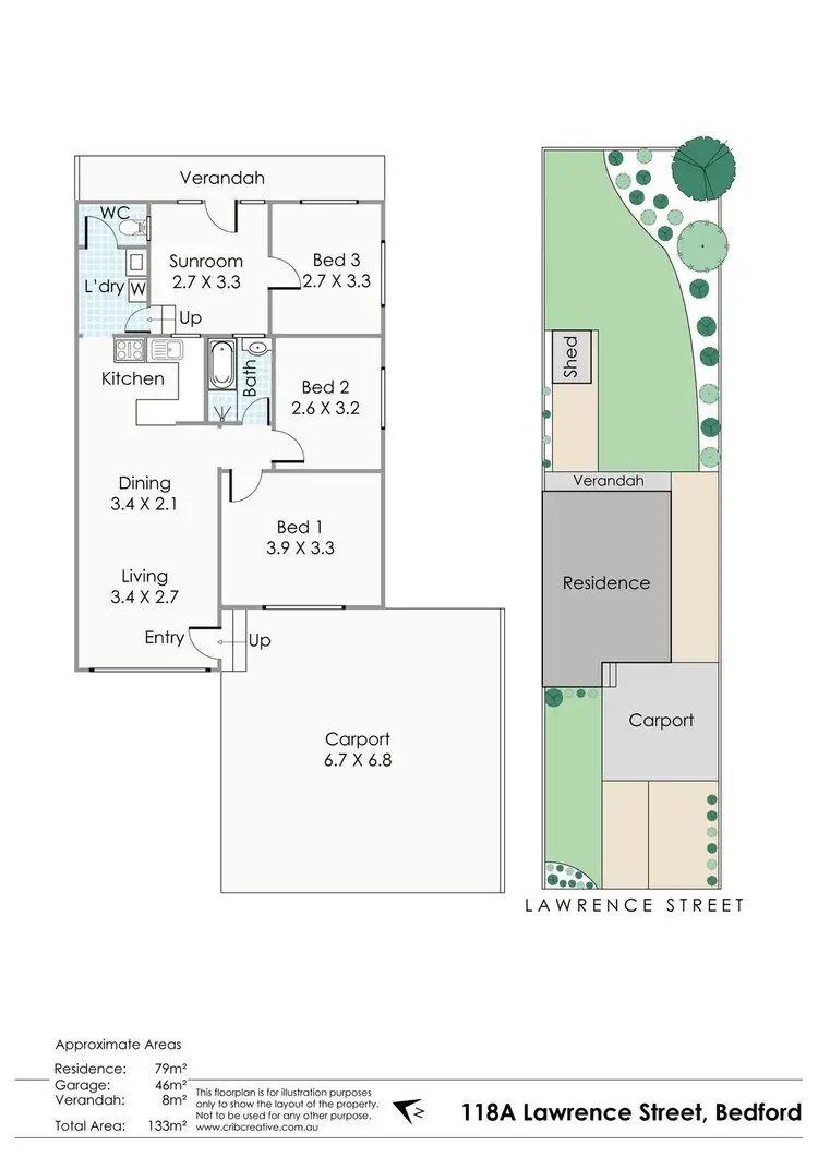 Floorplan of Homely house listing, 118A Lawrence Street, Bedford WA 6052