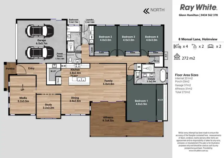 Floorplan of Homely house listing, 8 Monsal Lane, Holmview QLD 4207