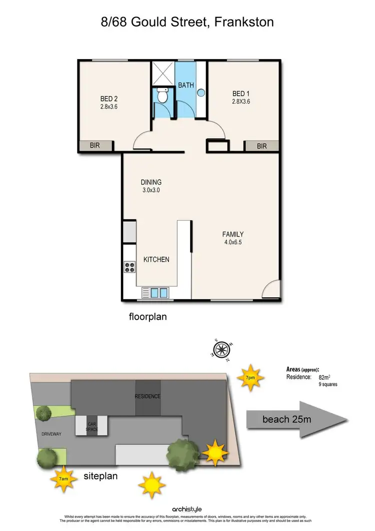 Floorplan of Homely unit listing, 8/68-70 Gould Street, Frankston VIC 3199