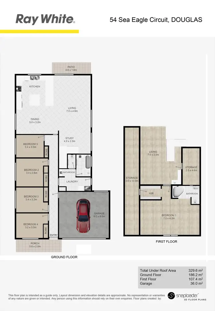 Floorplan of Homely house listing, 54 Sea Eagle Circuit, Douglas QLD 4814