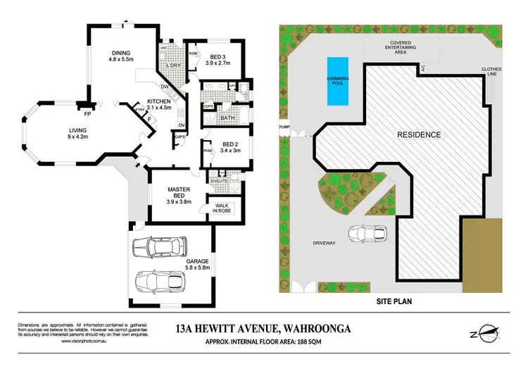 Floorplan of Homely house listing, 13a Hewitt Avenue, Wahroonga NSW 2076