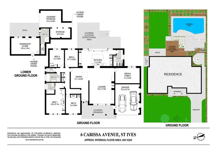 Floorplan of Homely house listing, 6 Carissa Avenue, St Ives NSW 2075