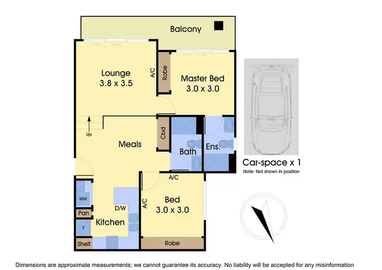 Floorplan of Homely apartment listing, 1/891 Toorak Road, Camberwell VIC 3124