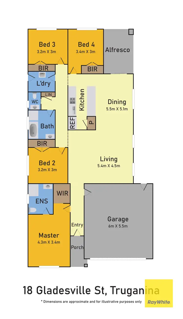 Floorplan of Homely house listing, 18 Gladesville Street, Truganina VIC 3029