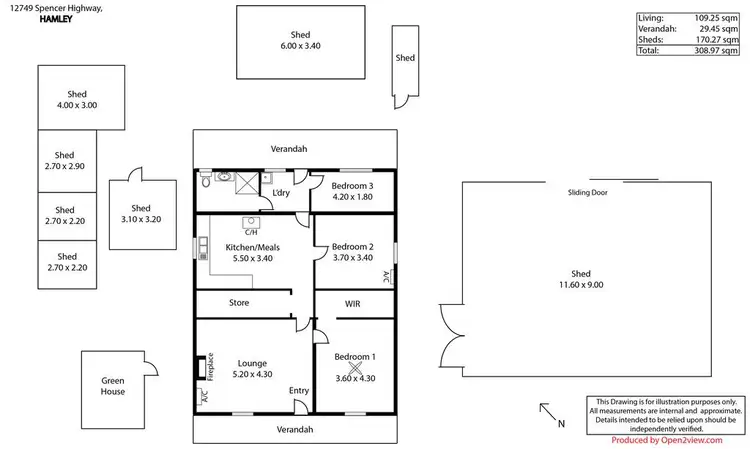 Floorplan of Homely house listing, 12749 Spencer Highway, Moonta SA 5558