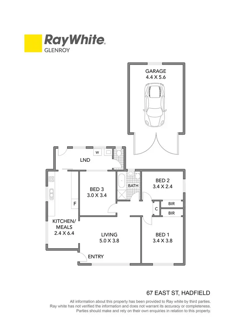Floorplan of Homely house listing, 67 East Street, Hadfield VIC 3046