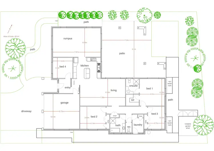 Floorplan of Homely house listing, 4 Tweed Close, Eight Mile Plains QLD 4113