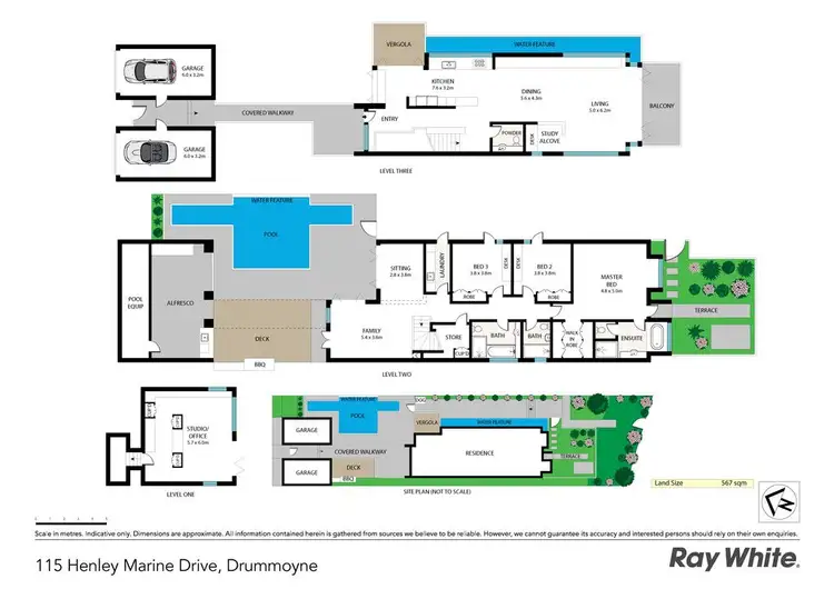 Floorplan of Homely house listing, 115 Henley Marine Drive, Drummoyne NSW 2047