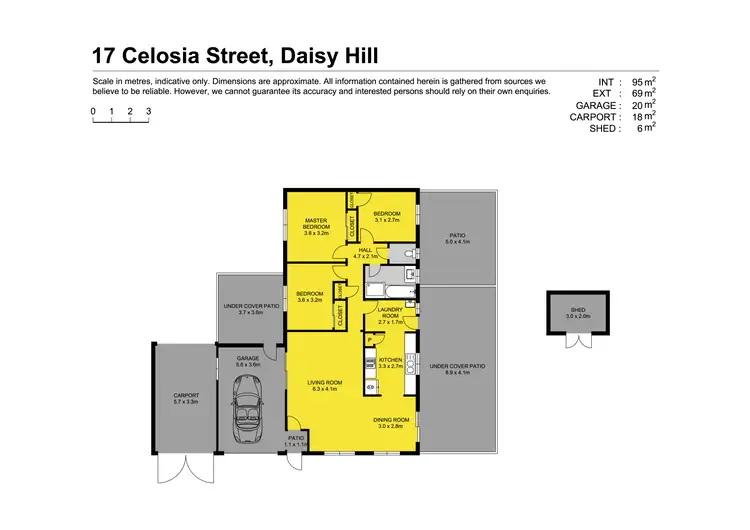 Floorplan of Homely house listing, 17 Celosia Street, Daisy Hill QLD 4127
