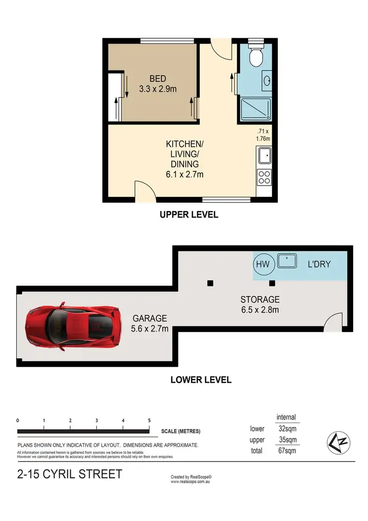 Floorplan of Homely apartment listing, 2/15 Cyril Street, Camp Hill QLD 4152