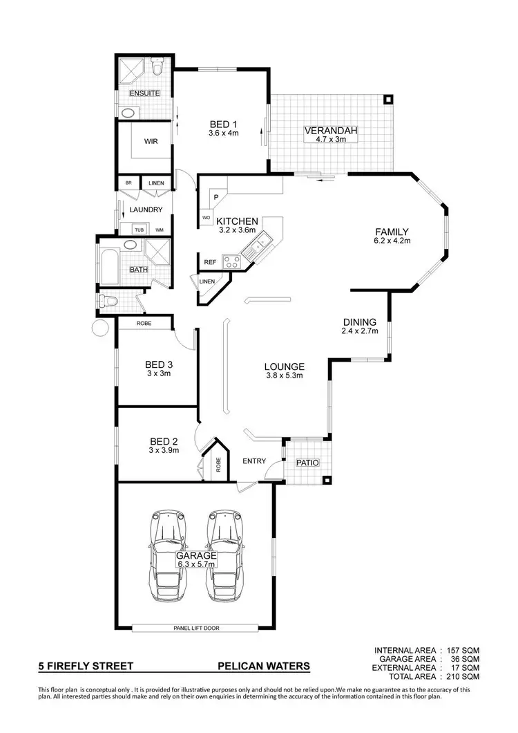 Floorplan of Homely house listing, 25 Firefly Street, Pelican Waters QLD 4551