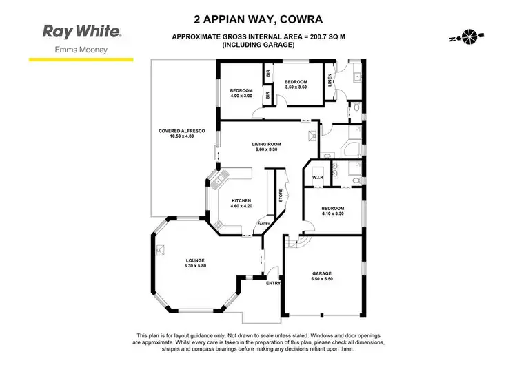 Floorplan of Homely house listing, 2 Appian Way, Cowra NSW 2794