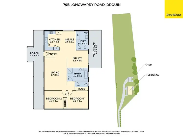 Floorplan of Homely house listing, 79B Longwarry Road, Drouin VIC 3818