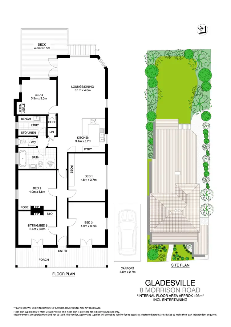 Floorplan of Homely house listing, 8 Morrison Road, Gladesville NSW 2111