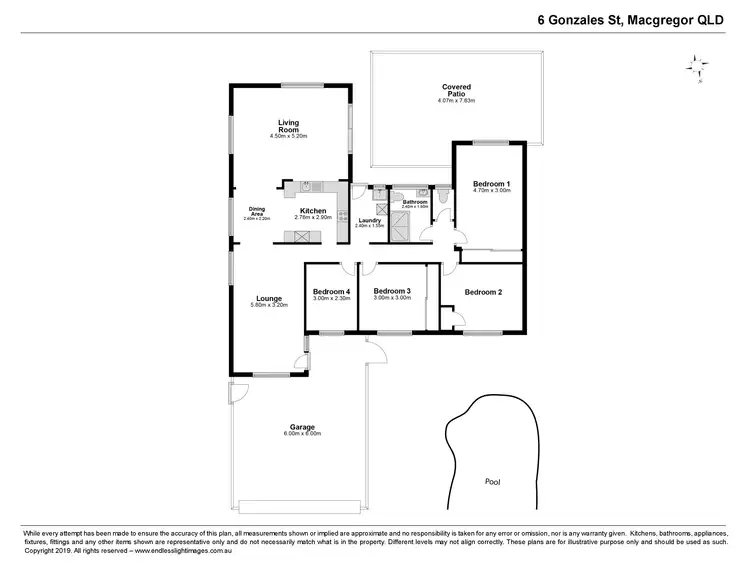 Floorplan of Homely house listing, 6 Gonzales Street, Macgregor QLD 4109