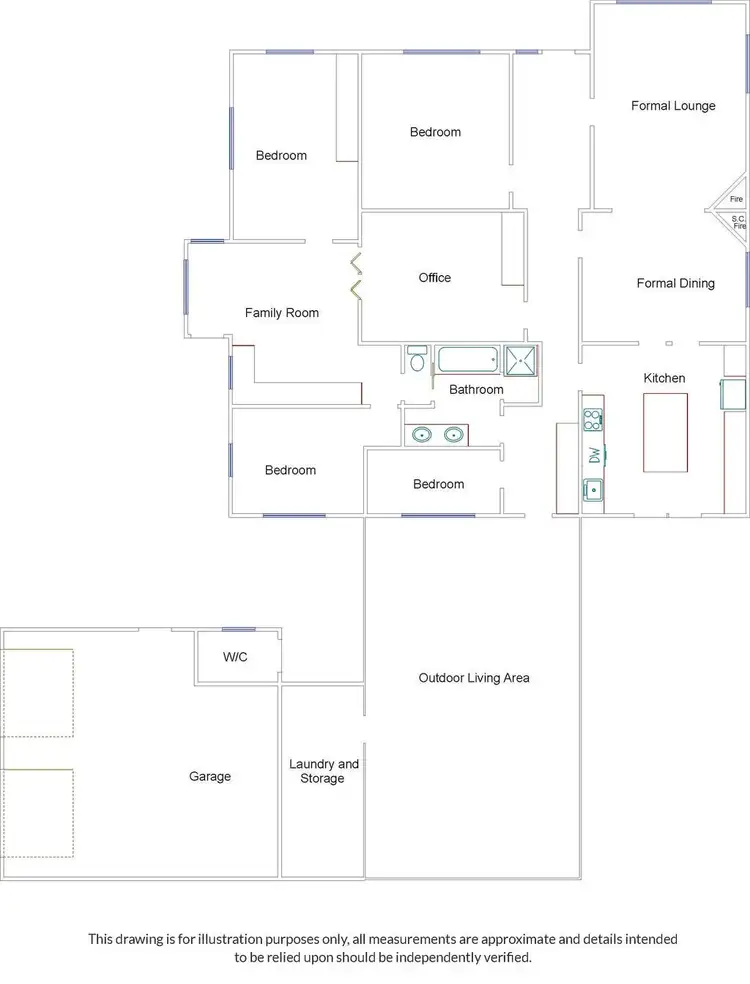 Floorplan of Homely house listing, 79 West Terrace, Bordertown SA 5268