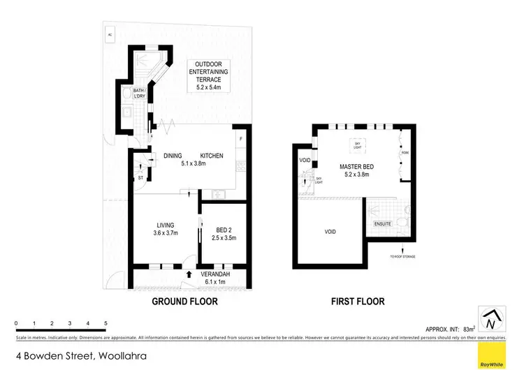 Floorplan of Homely house listing, 4 Bowden Street, Woollahra NSW 2025