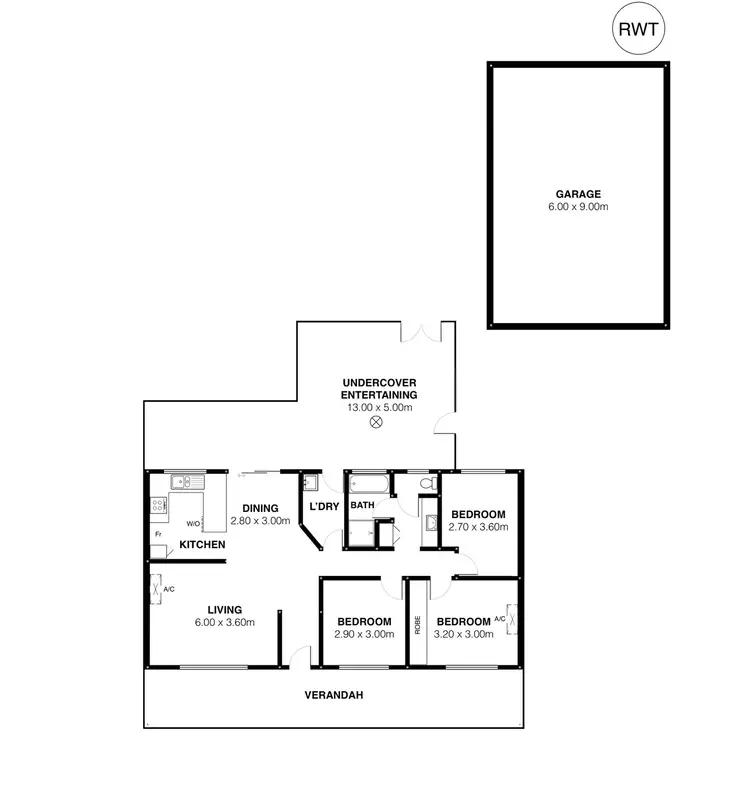 Floorplan of Homely house listing, 16 Godfrey Street, Goolwa Beach SA 5214