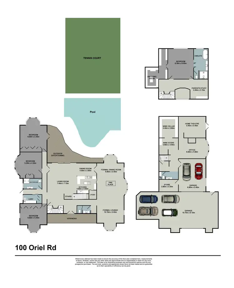 Floorplan of Homely house listing, 100 Oriel Road, Clayfield QLD 4011