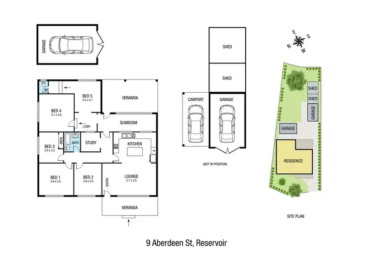 Floorplan of Homely house listing, 9 Aberdeen Street, Reservoir VIC 3073
