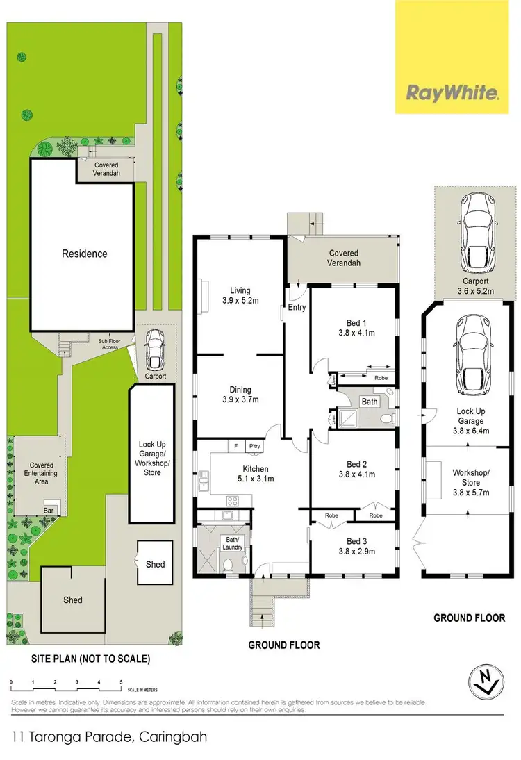 Floorplan of Homely house listing, 11 Taronga Parade, Caringbah NSW 2229