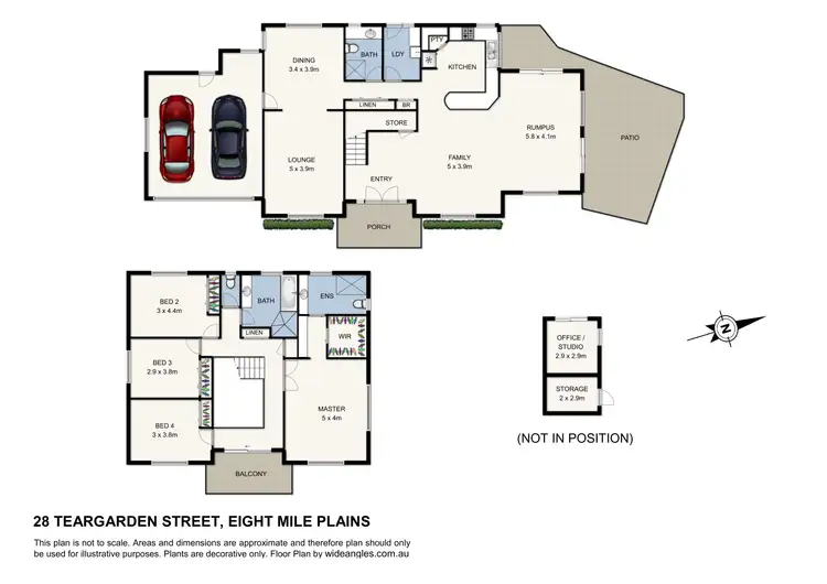 Floorplan of Homely house listing, 28 Teagarden Street, Eight Mile Plains QLD 4113