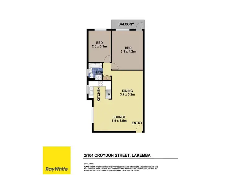 Floorplan of Homely unit listing, 2/104 Croydon Street, Lakemba NSW 2195