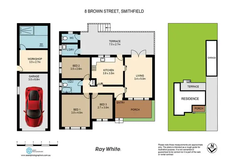 Floorplan of Homely house listing, 8 Brown Street, Smithfield NSW 2164