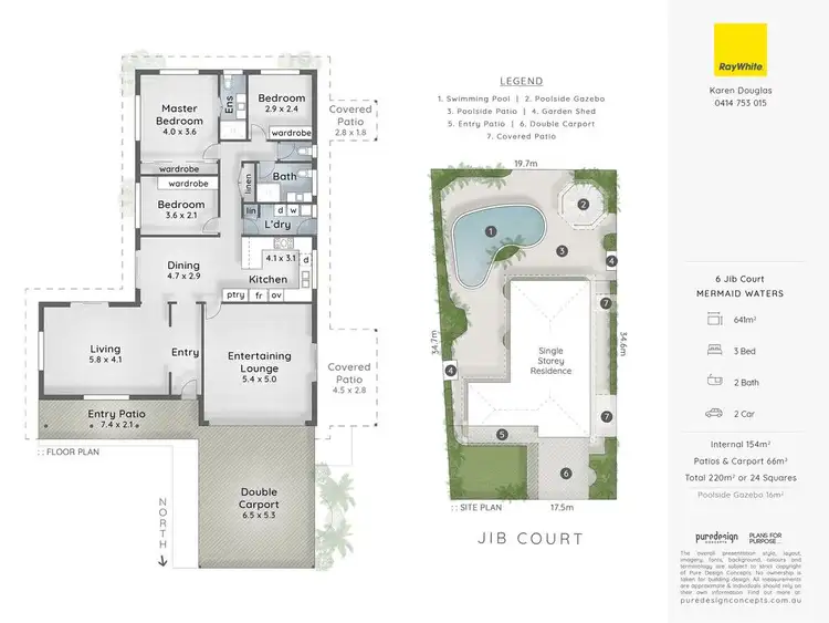 Floorplan of Homely house listing, 6 Jib Court, Mermaid Waters QLD 4218