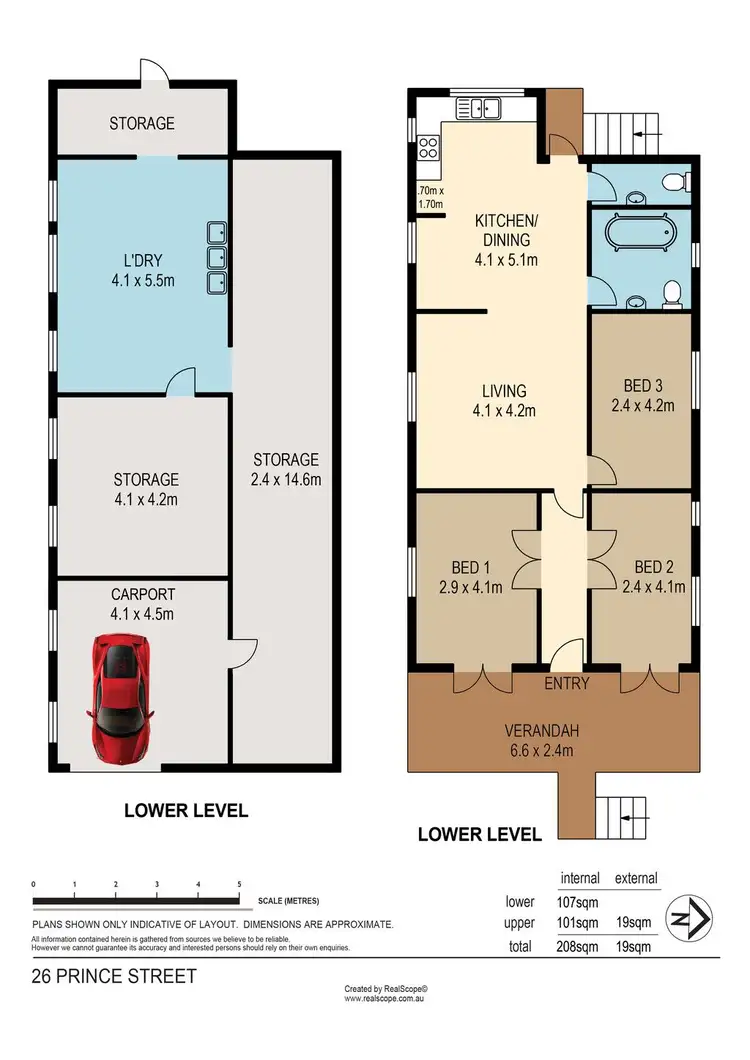 Floorplan of Homely house listing, 26 Prince Street, Paddington QLD 4064