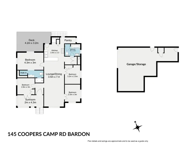 Floorplan of Homely house listing, 145 Coopers Camp Road, Bardon QLD 4065