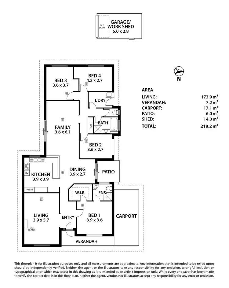 Floorplan of Homely house listing, 26 Wokurna Avenue, Mitcham SA 5062