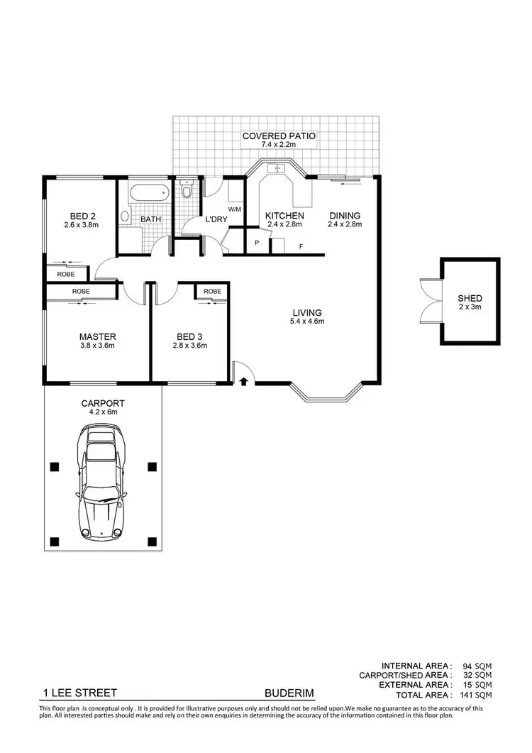 Floorplan of Homely house listing, 1 Lee Street, Buderim QLD 4556