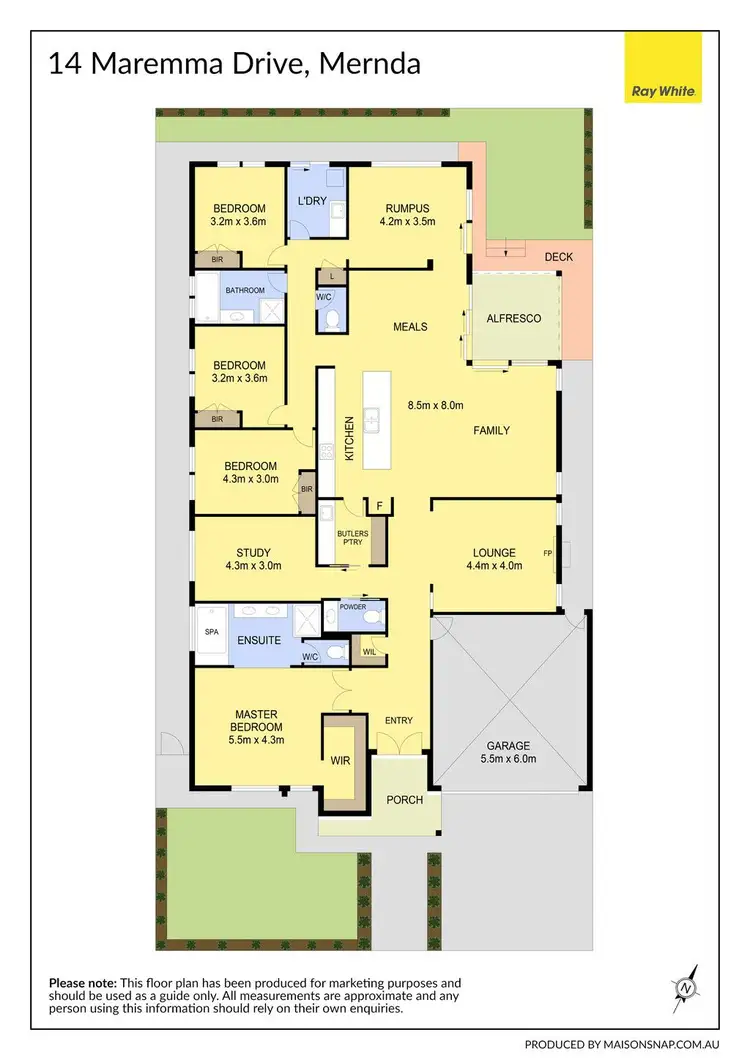 Floorplan of Homely house listing, 14 Maremma Drive, Mernda VIC 3754