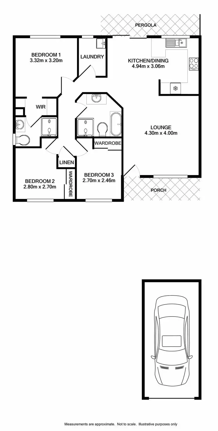 Floorplan of Homely villa listing, 11/1-11 George Street, St Marys NSW 2760