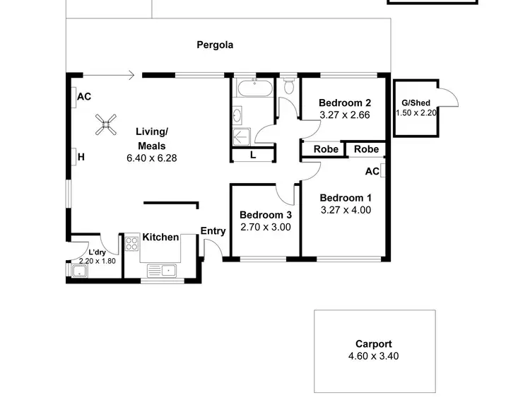 Floorplan of Homely house listing, 23 Sea View Road, Para Hills SA 5096