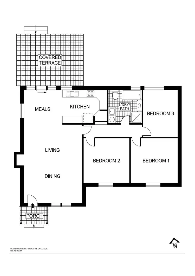 Floorplan of Homely house listing, 18 Atherton Street, Downer ACT 2602