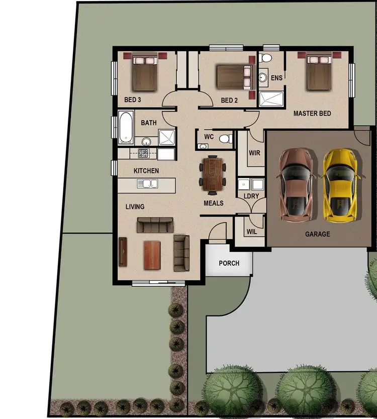 Floorplan of Homely unit listing, 5/8 Thompson Street, Brown Hill VIC 3350