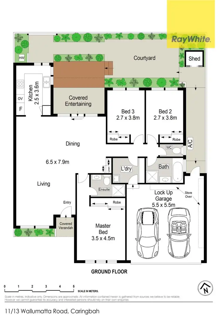 Floorplan of Homely villa listing, 11/13-15 Wallumatta Road, Caringbah NSW 2229